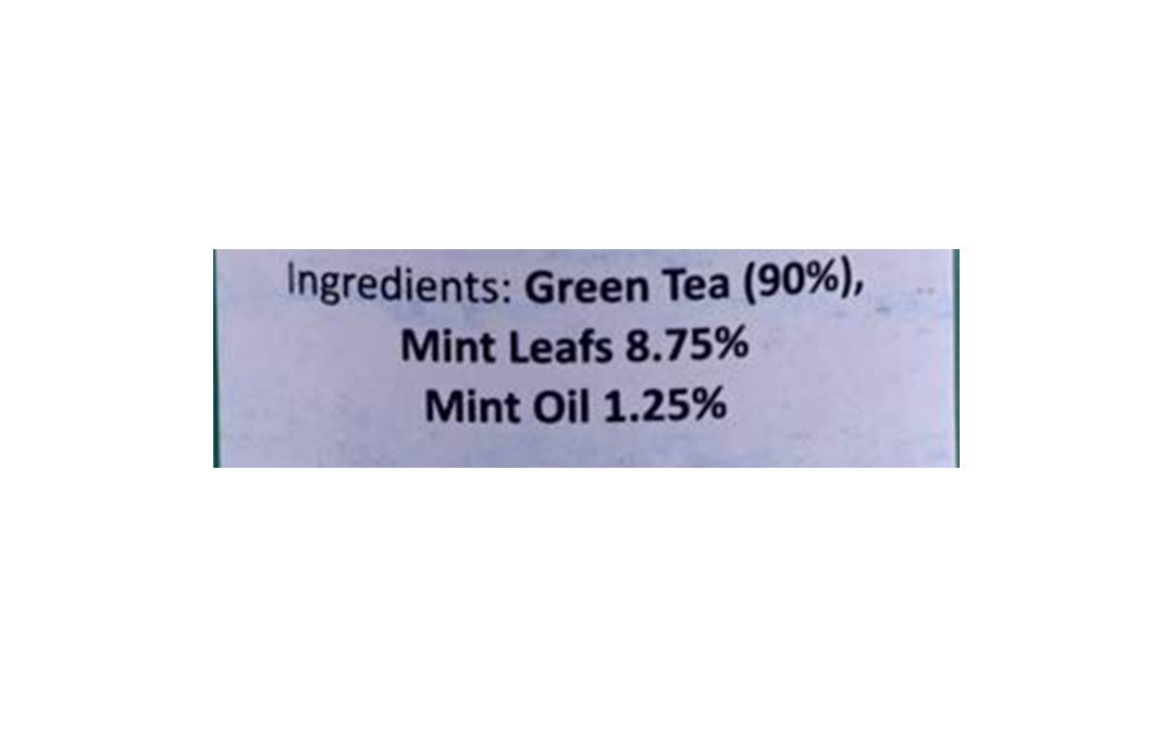 Crave Natura Mint Green Tea Sticks   Container  40 grams